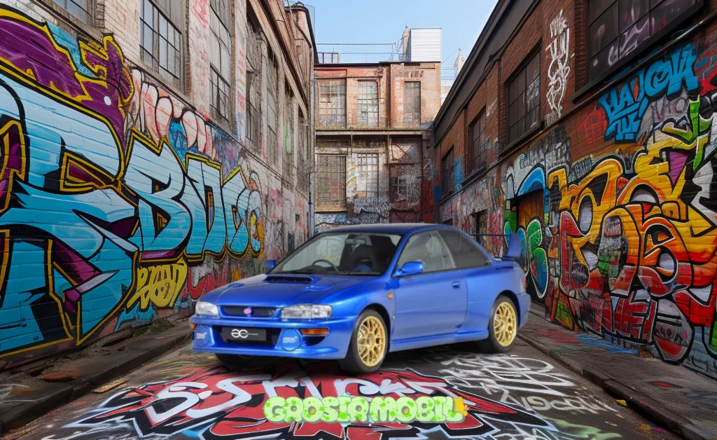 mobil jdm Subaru Impreza WRX STI