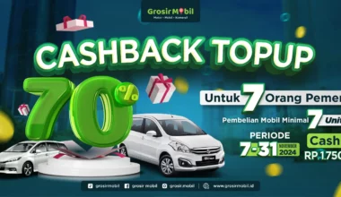 grosir mobil promo cashback 70%