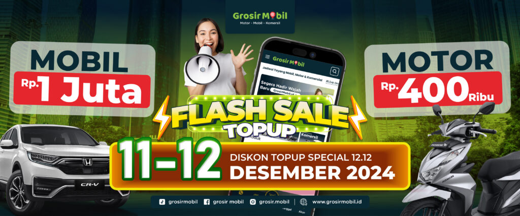 Flash Sale Top Up Grosir Mobil