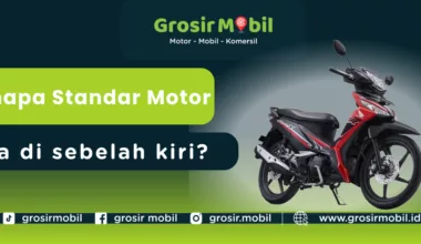 kenapa standar samping motor ada di sebelah kiri