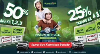 Program Diskon Titip Jual 50% di Grosir Mobil