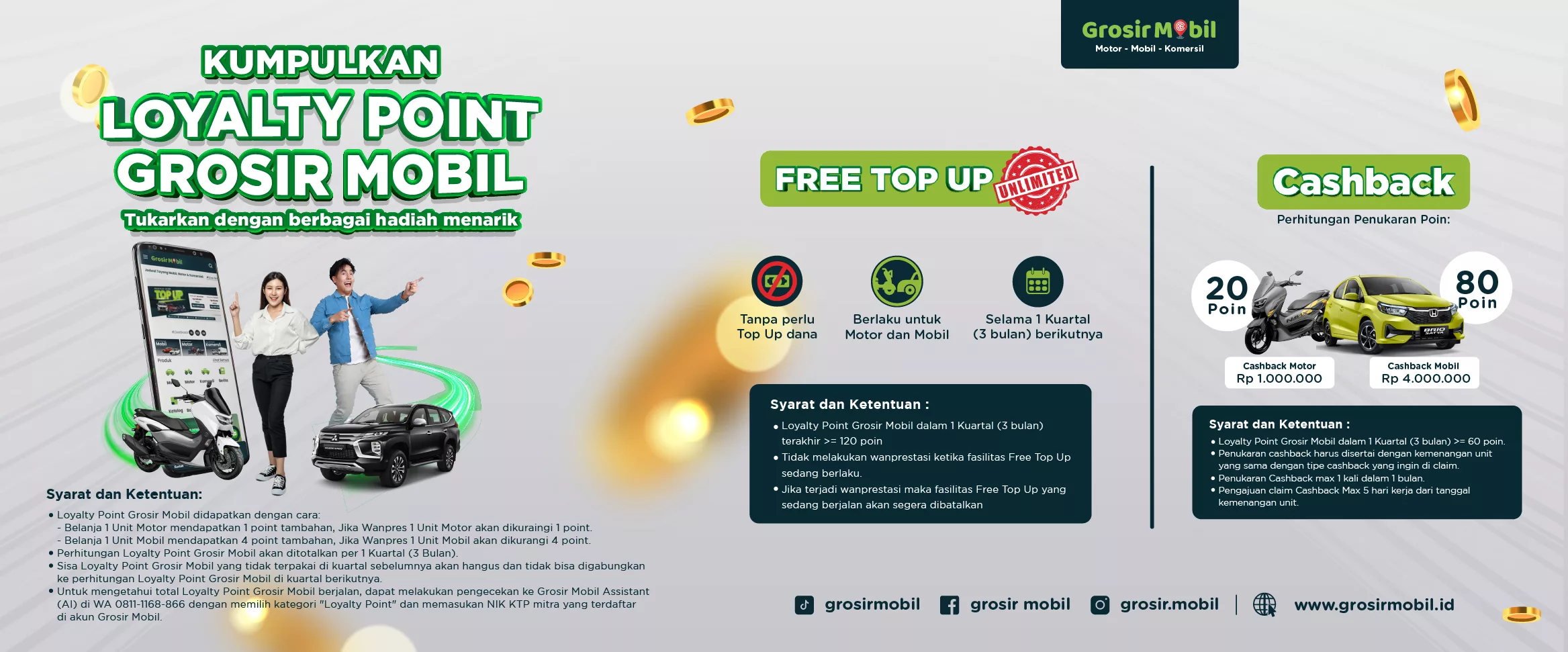 Loyalty Point Grosir Mobil