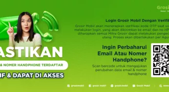 Verifikasi OTP, Pastikan Email & Nomor Handphone Terdaftar Aktif!