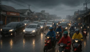 Mengapa Ketika Hujan Jalanan Macet
