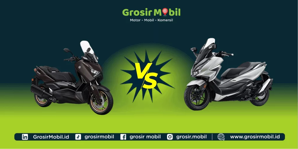 Yamaha XMAX TechMAX 2025 vs Honda Forza 250