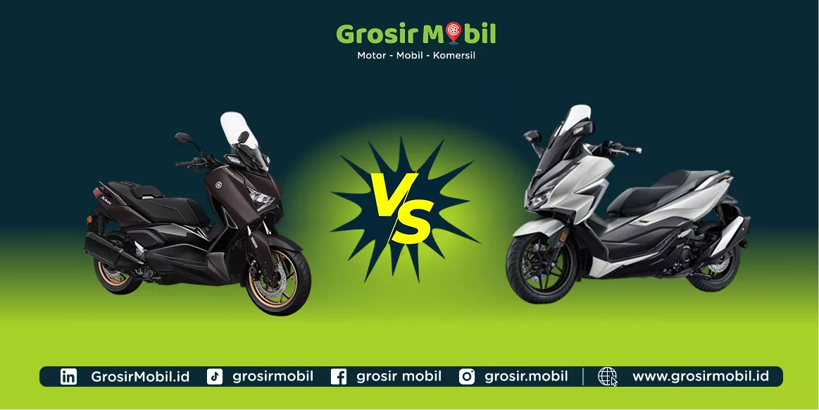 Yamaha XMAX TechMAX 2025 vs Honda Forza 250