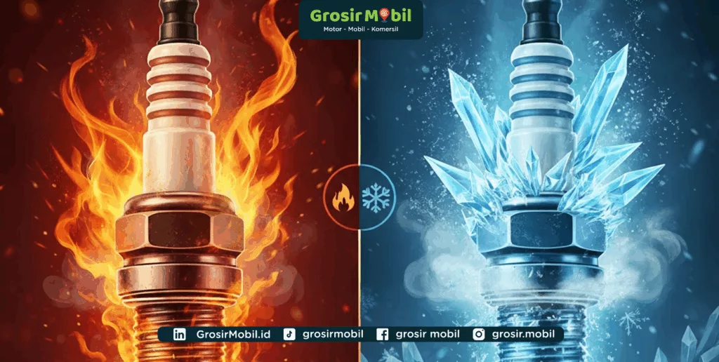 bedanya busi panas dan dingin