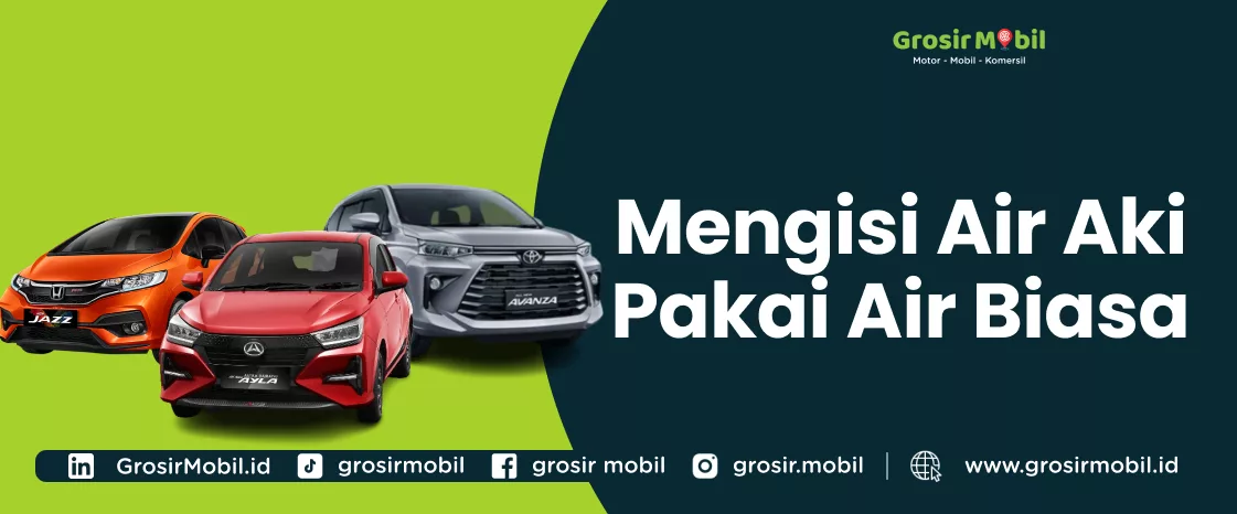 Mengisi Air Aki Pakai Air Biasa