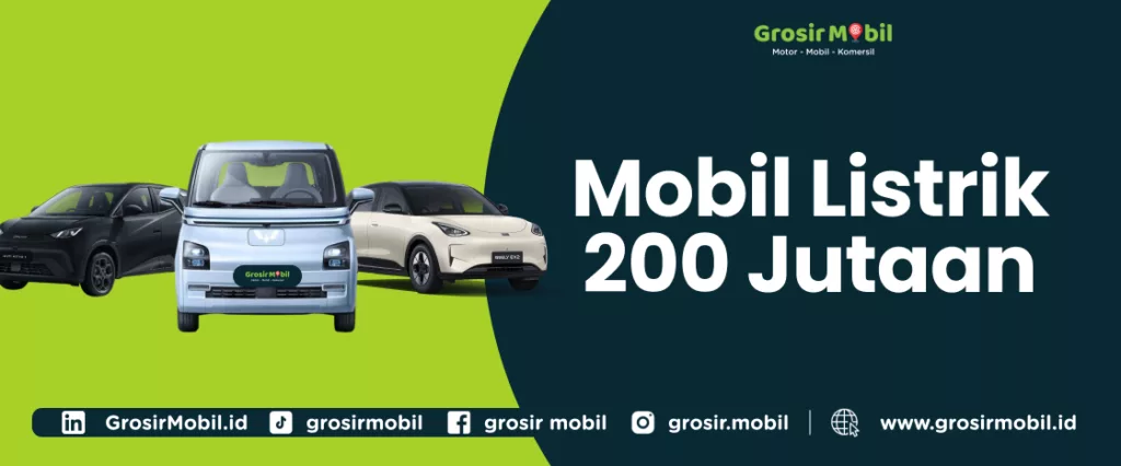 Mobil Listrik 200 Jutaan