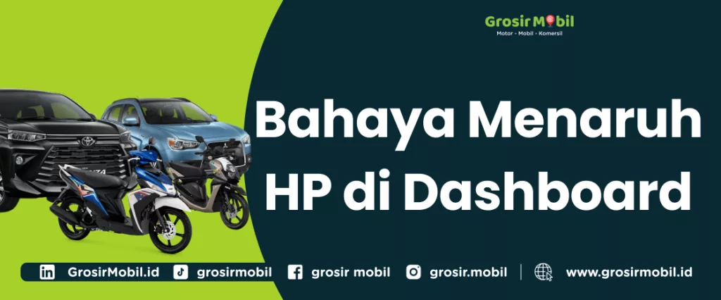 Bahaya Menaruh HP di Dashboard