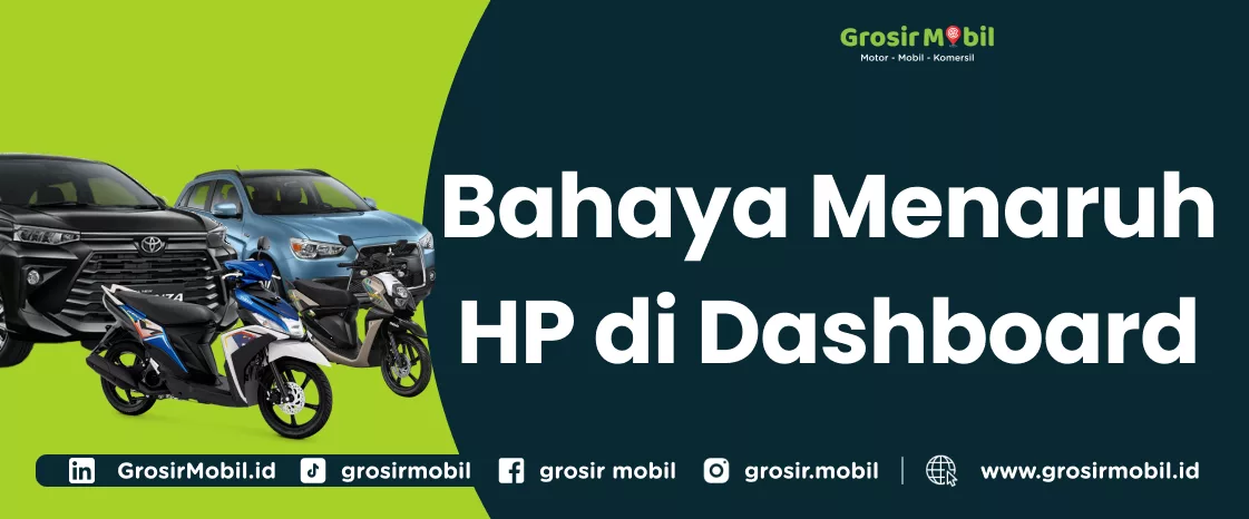Bahaya Menaruh HP di Dashboard
