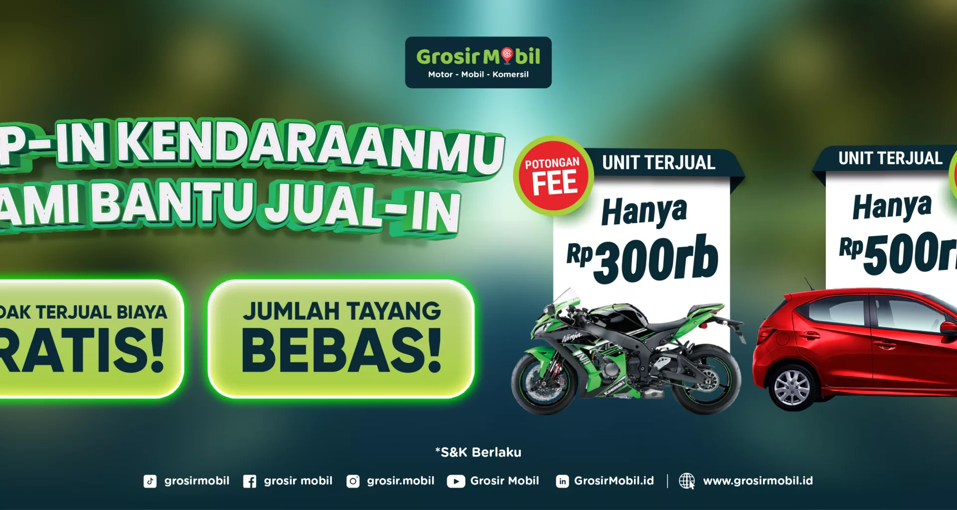 jual kendaraan di Grosir Mobil