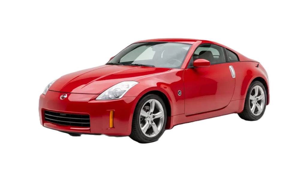 Nissan Fairlady 350Z red color