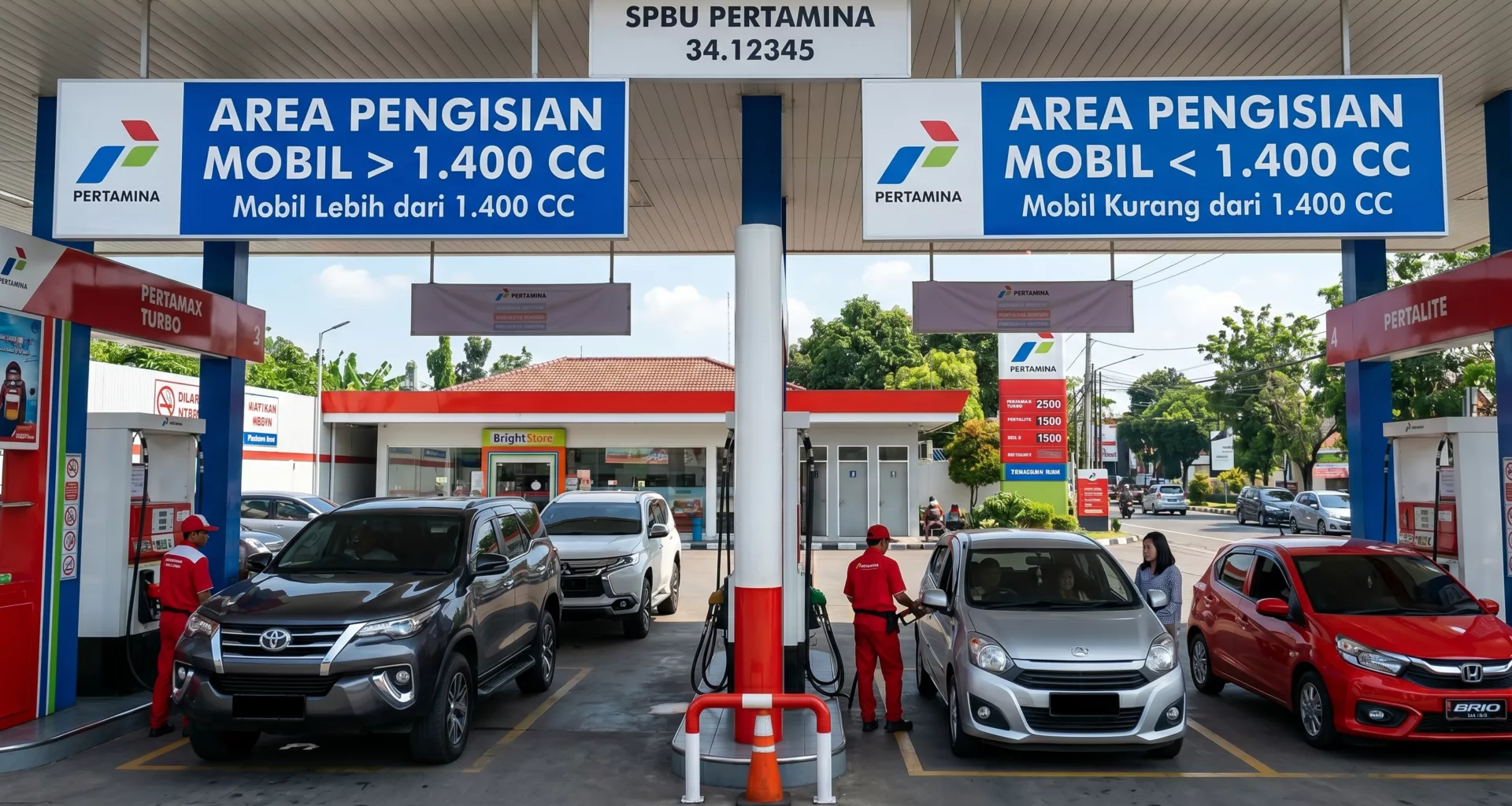 mobil di atas 1.400 cc