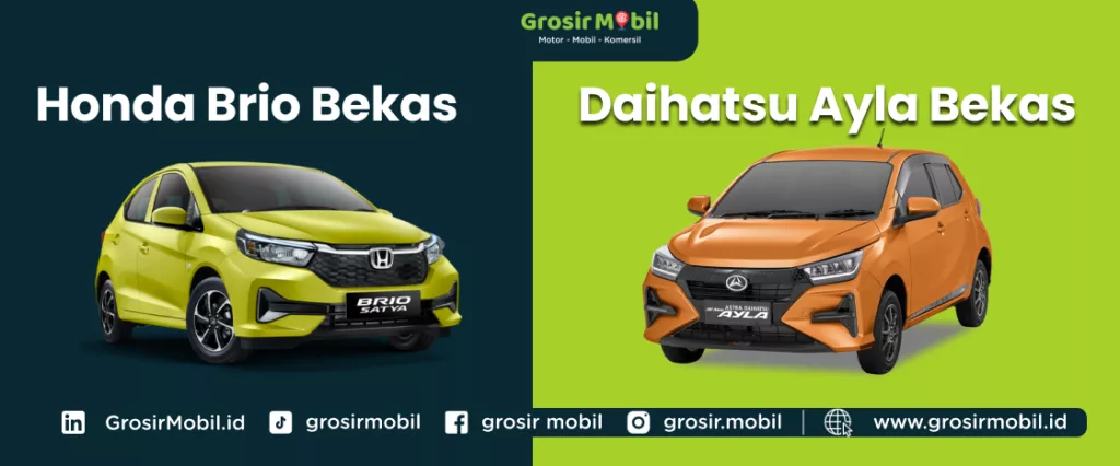 Honda Brio Bekas vs Daihatsu Ayla Bekas