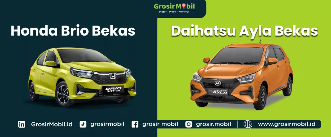 Honda Brio Bekas vs Daihatsu Ayla Bekas