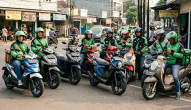 motor bekas terbaik untuk ojek online