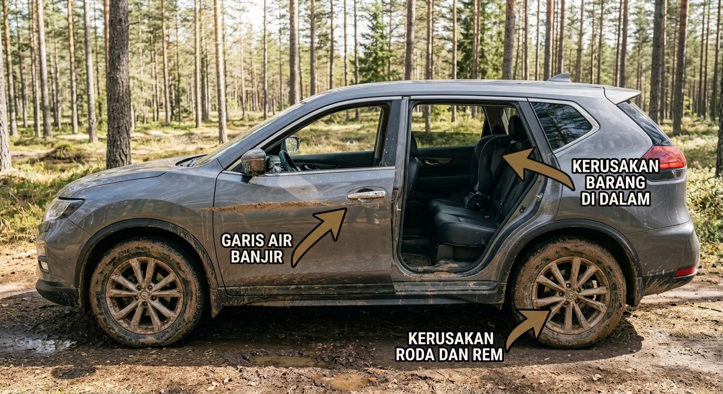 mobil bekas eks banjir
