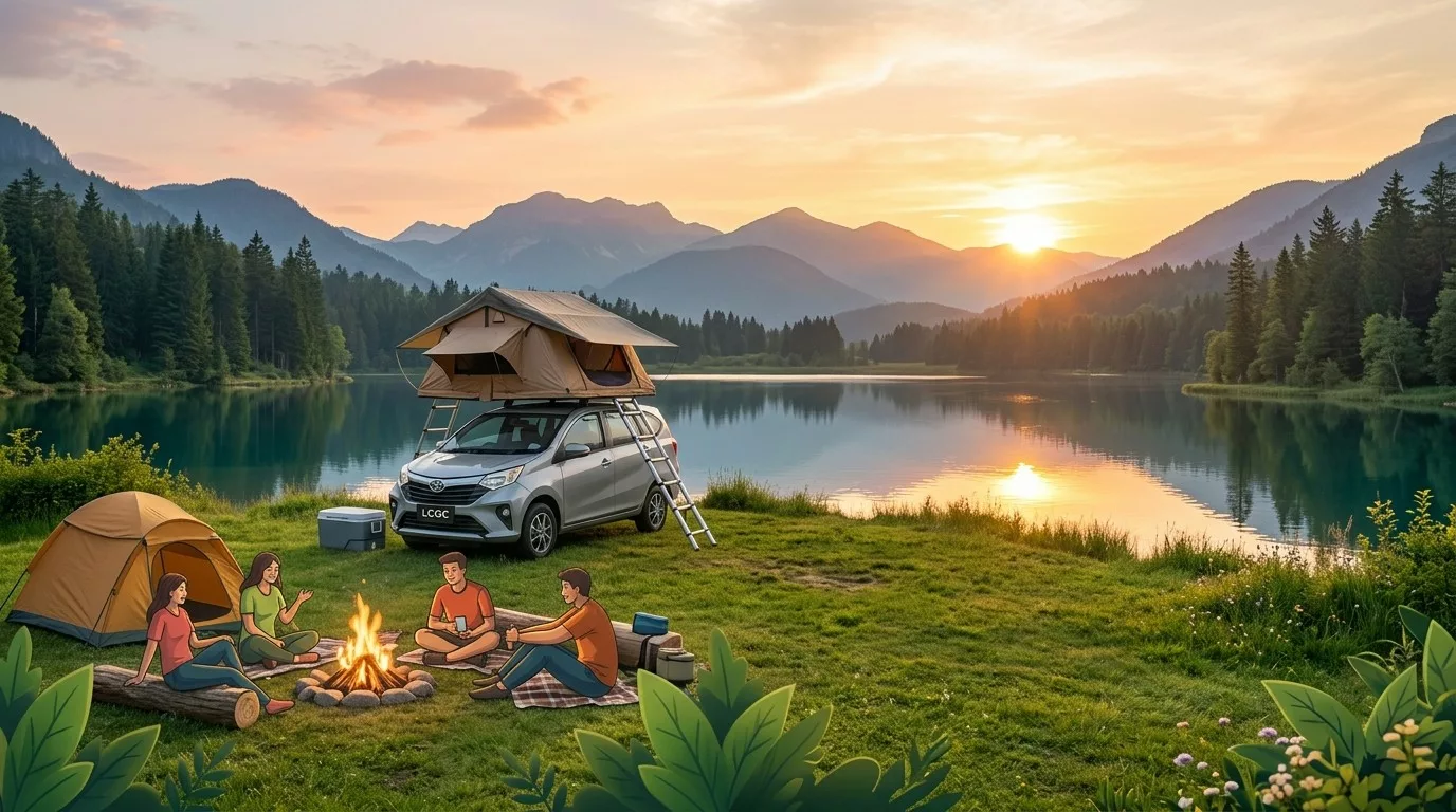 Tempat Camping Campervan di Jawa Barat