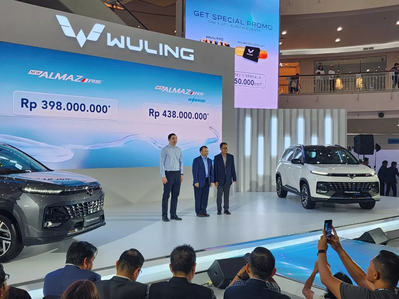 Harga Wuling Almaz RS Pro Hybrid Dipatok Rp 438 Juta Intip Detailnya